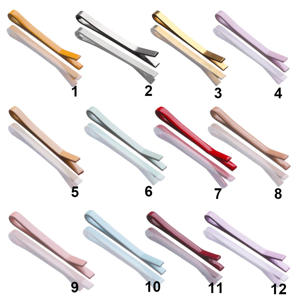 Doll Hair Clips (10pc Metal)
