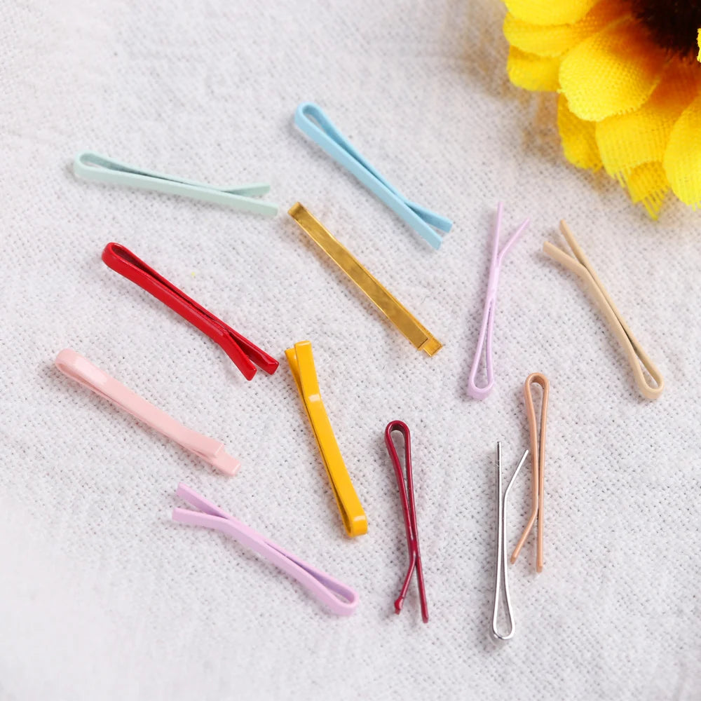 Doll Hair Clips (10pc Metal)