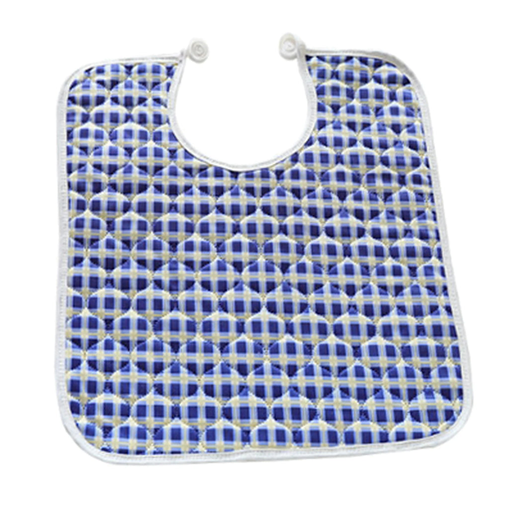 Adults Bibs w/ Adjustable Strap Clothing Protectors for Disabled Adult Disability Cloth Protector Washable Elderly Aid Apron