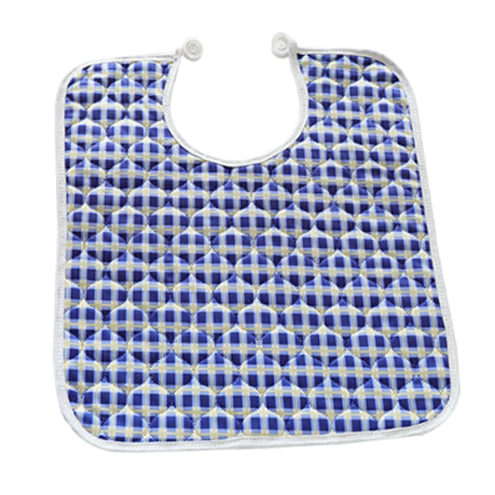 Adults Bibs w/ Adjustable Strap Clothing Protectors for Disabled Adult Disability Cloth Protector Washable Elderly Aid Apron