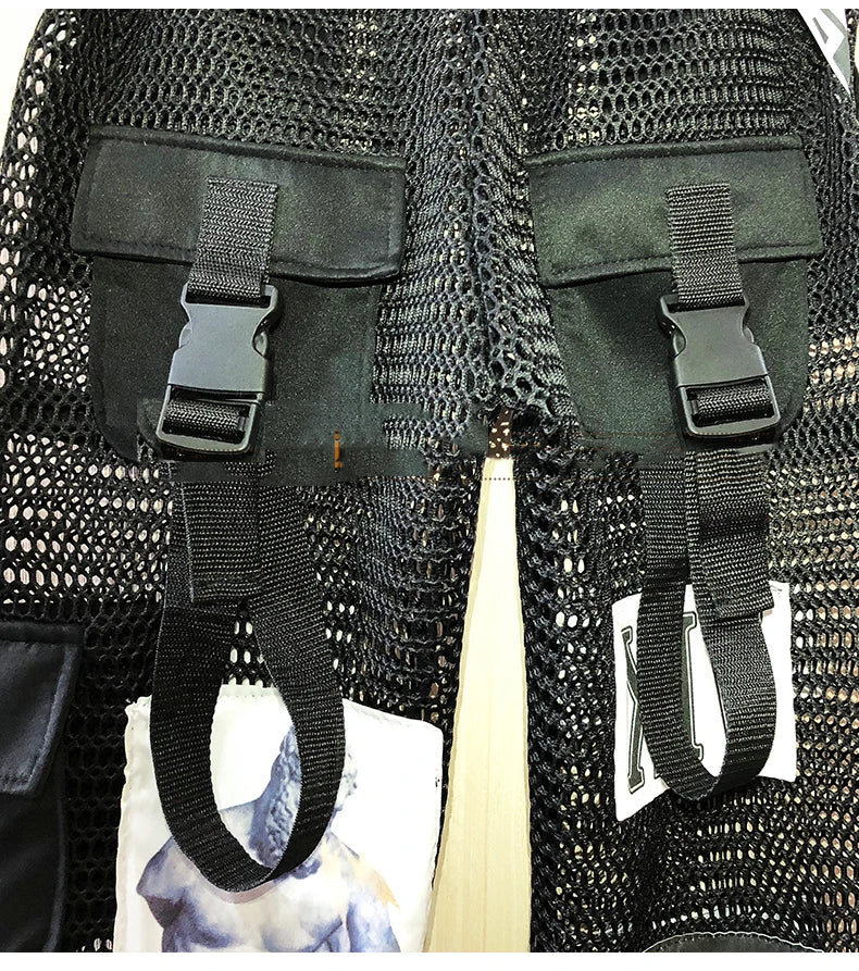 Jazz Dance Costumes Fashion Sexy Mesh Pants Hip Hop Clothing Adult Street Dancing Trousers Nightclub Modern Stage Outfit