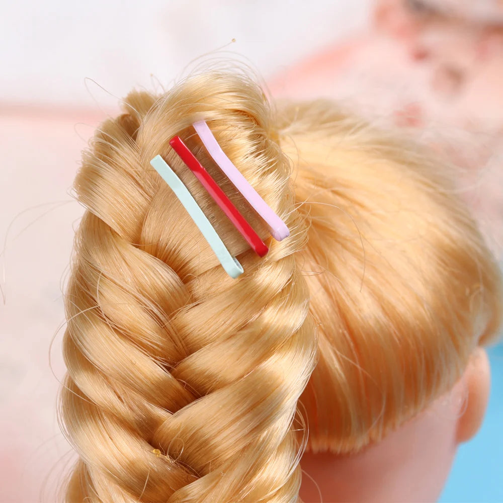 Doll Hair Clips (10pc Metal)