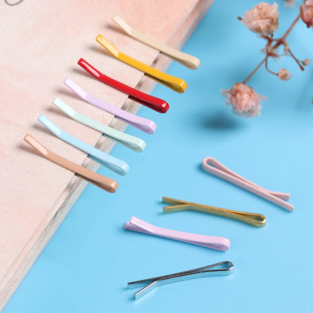 Doll Hair Clips (10pc Metal)