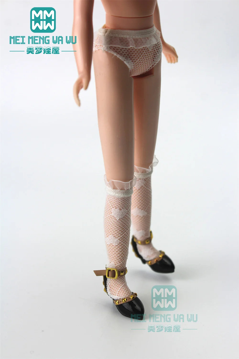Accessories for dolls for Blyth Azone OB22 OB24 doll Fashion Plain underwear, socks set white, gray, pink