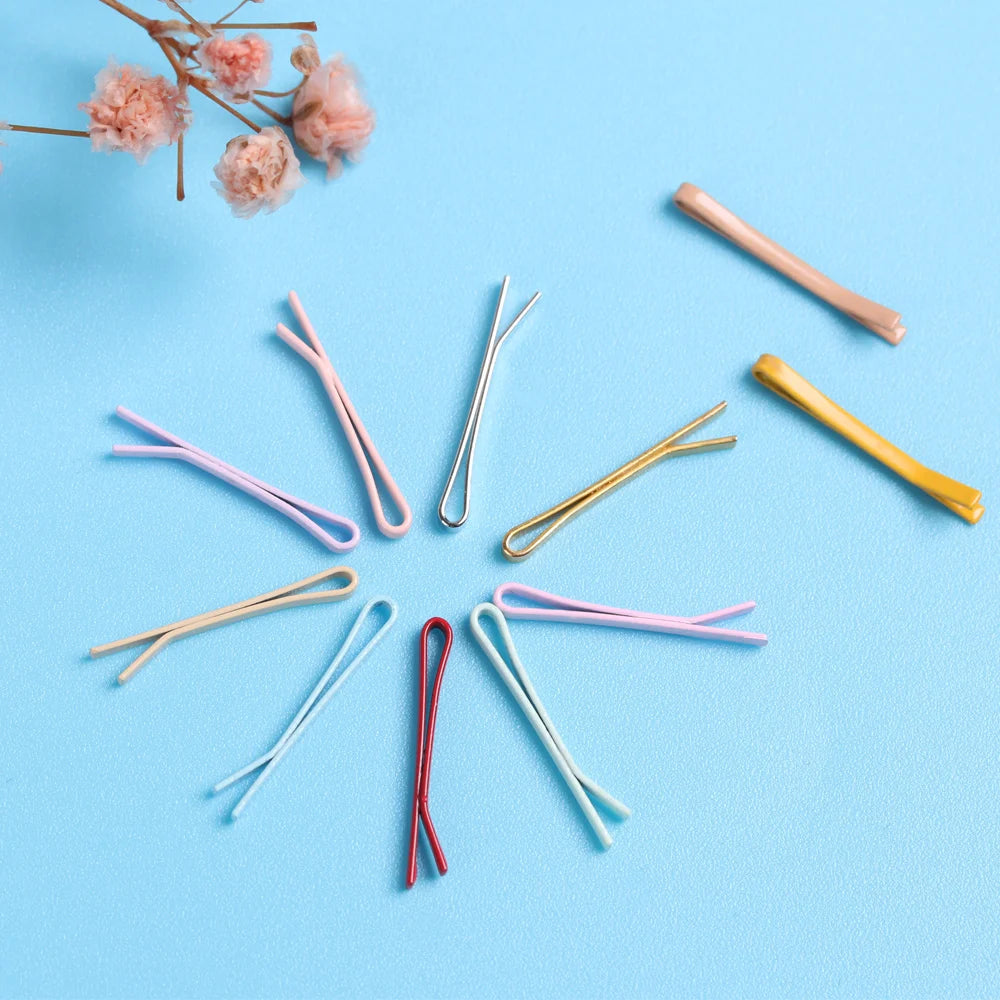 Doll Hair Clips (10pc Metal)