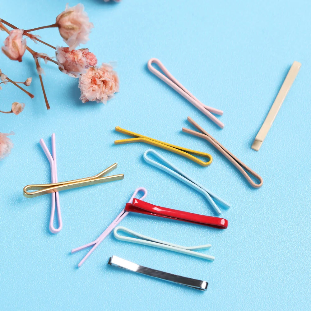 Doll Hair Clips (10pc Metal)