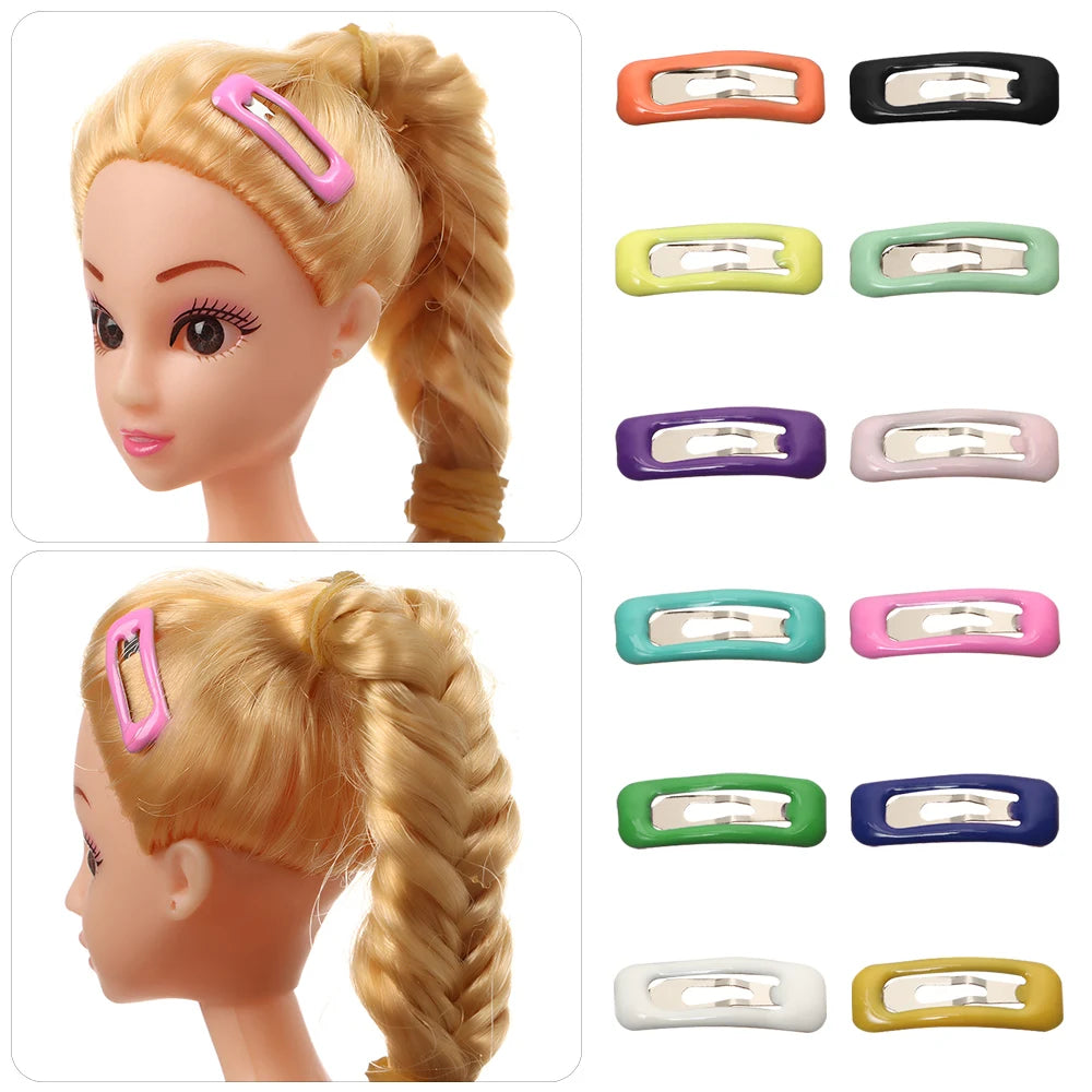 Doll Hair Clips (10pc Metal)