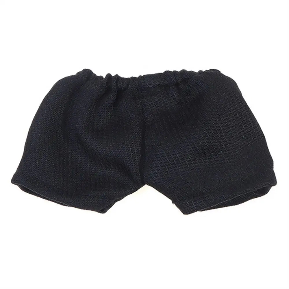 Dressing Doll Accessories Stripes Short Sleeve Black White T-shirt 20 cm Doll Clothes Doll Plush Clothing Doll Shirt Doll Pants