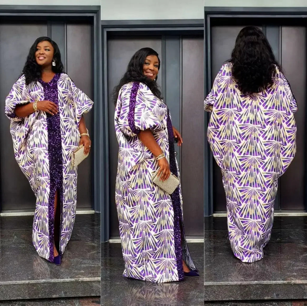 2024 Africa Clothing Abayas for Women Dubai Luxury Spring African Muslim Fashion Dress Caftan Evening Party Dresses Boubou Robe