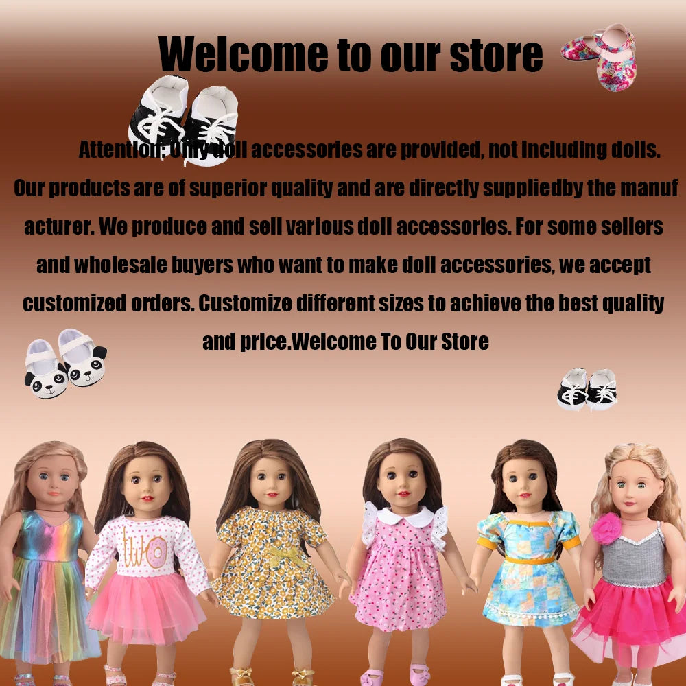 18 inch doll accessories, including doll cameras, doll bags, doll hair clips, and other fashionable doll accessories