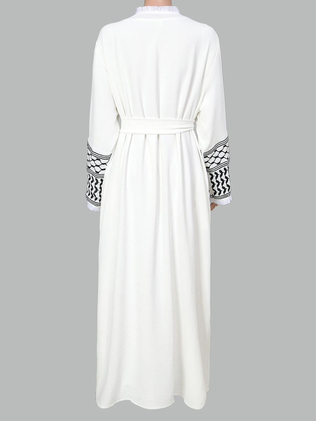 Muslim Clothing  Women's Abaya Embroidered Chador Robe Remove Edge Covering the Whole Body Tradition Islam Ramadan Prayer Dress