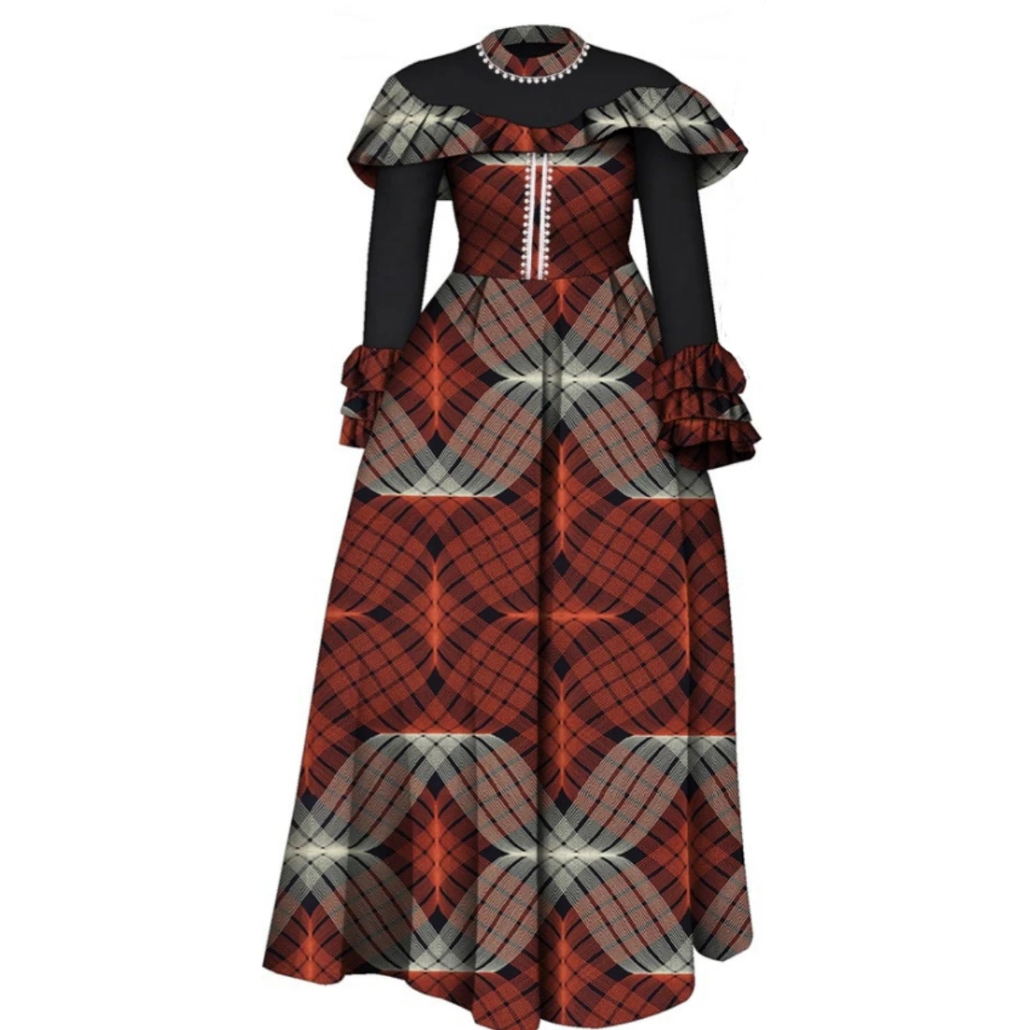 African Couple Clothing African Dresses for Women Print Top and Pants Suits Set for Men Party Wedding Lover Clothes Wyq1093