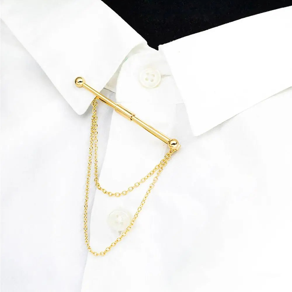 Alloy High-grade Prevent Exposure Non-injury Clothing Men Collar Clip Women Collar Bar Neckwear Accessories Tie Clip