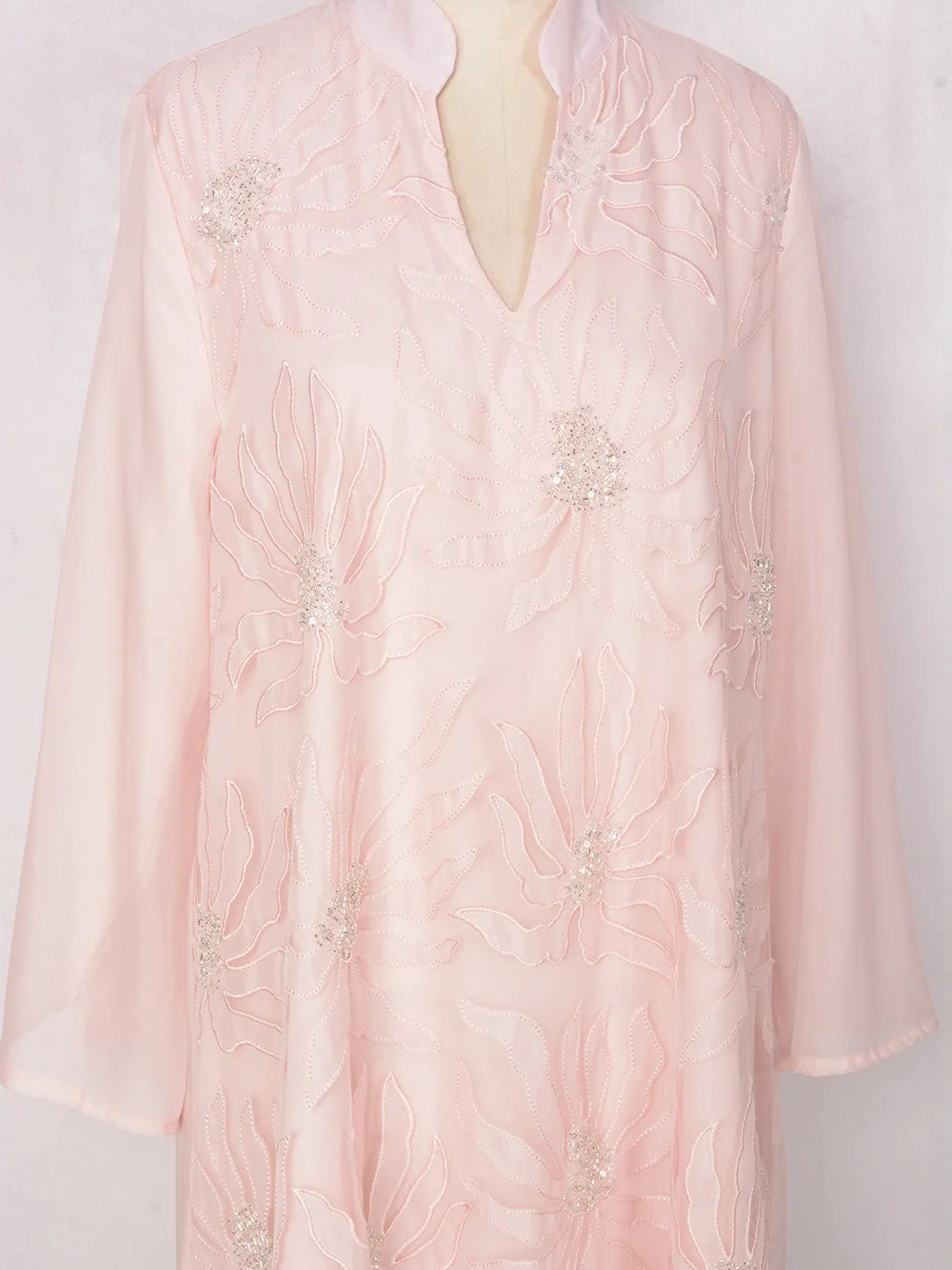 Africa Clothing Women Middle East Muslim Dress Eid Arab Beaded Islam Femme Party Jalabiya Turkey Abaya Moroccan Kaftan Robe