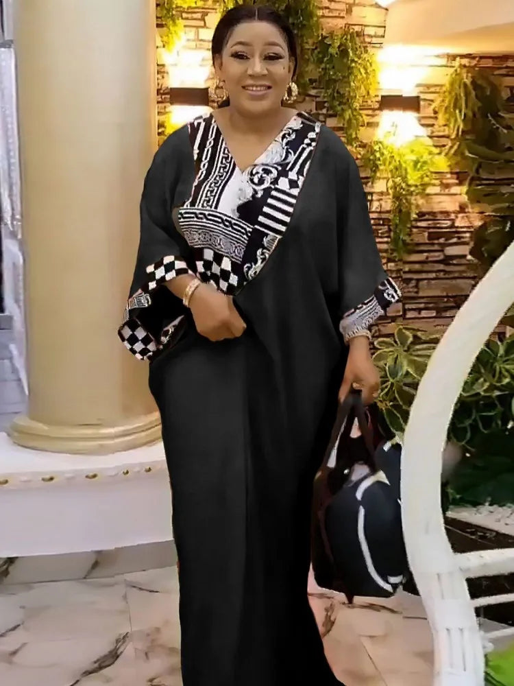 African Dresses For Women Muslim Fashion Abayas Boubou Dashiki Ankara Outfits Evening Gown Dubai Kaftan Abaya Robe Marocaine