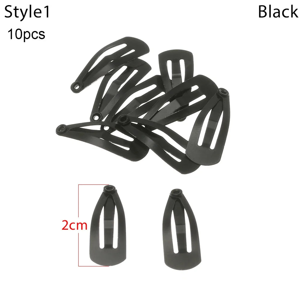 Doll Hair Clips (10pc Metal)