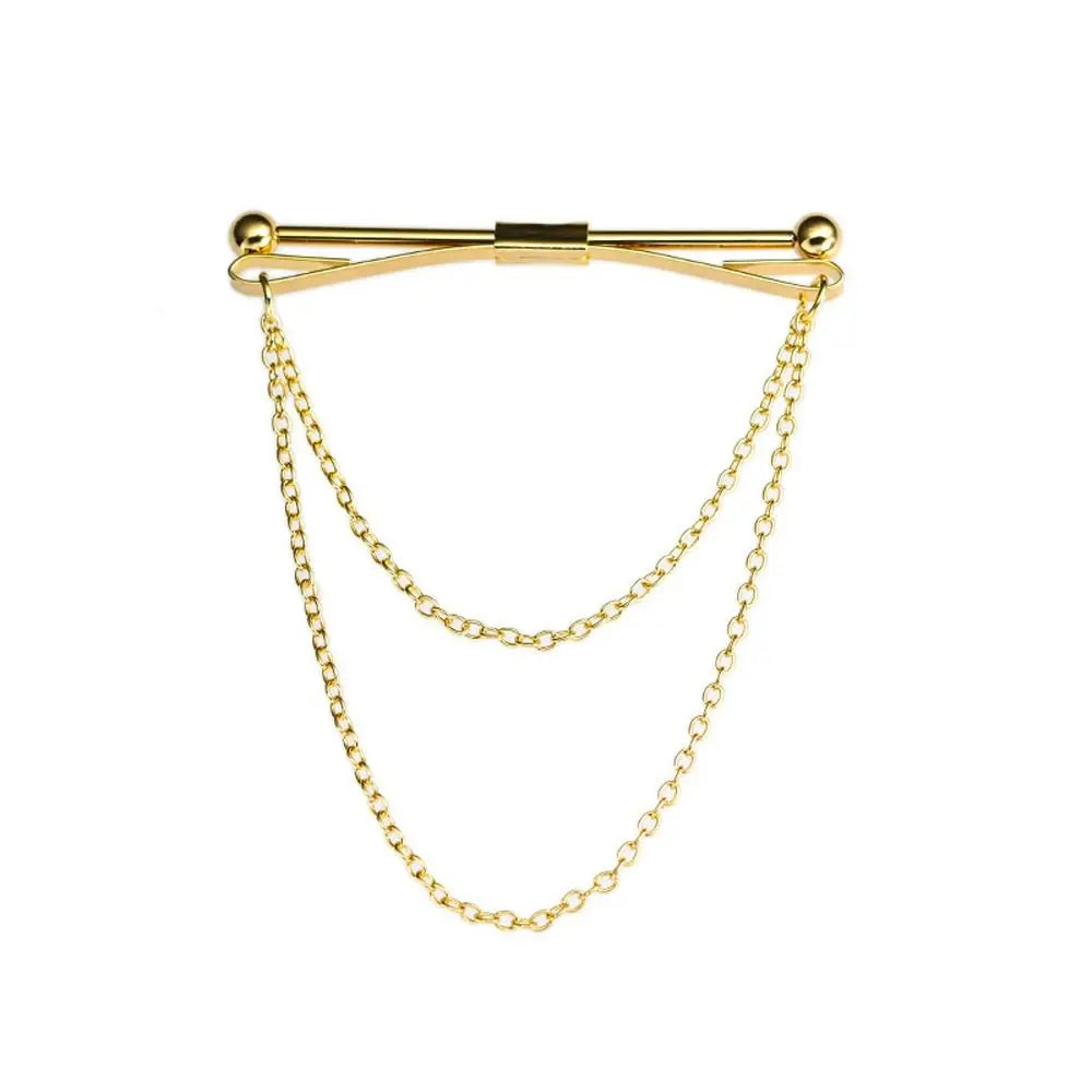 Alloy High-grade Prevent Exposure Non-injury Clothing Men Collar Clip Women Collar Bar Neckwear Accessories Tie Clip