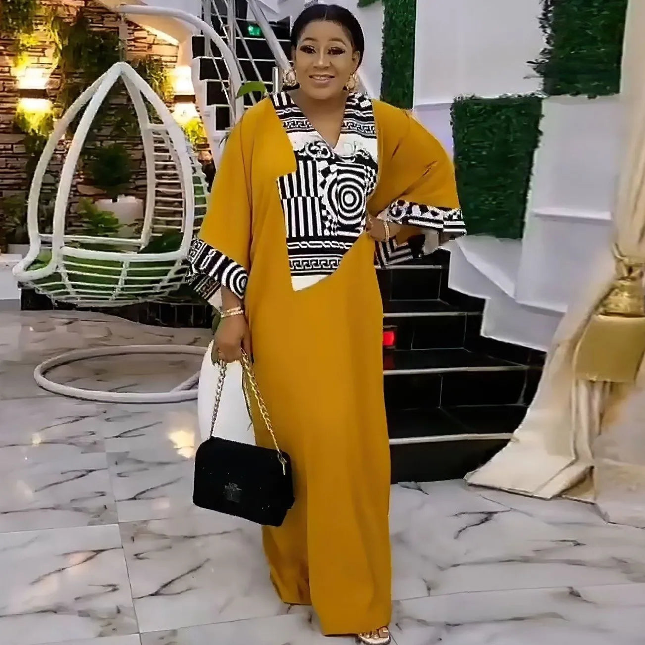 African Dresses For Women Muslim Fashion Abayas Boubou Dashiki Ankara Outfits Evening Gown Dubai Kaftan Abaya Robe Marocaine