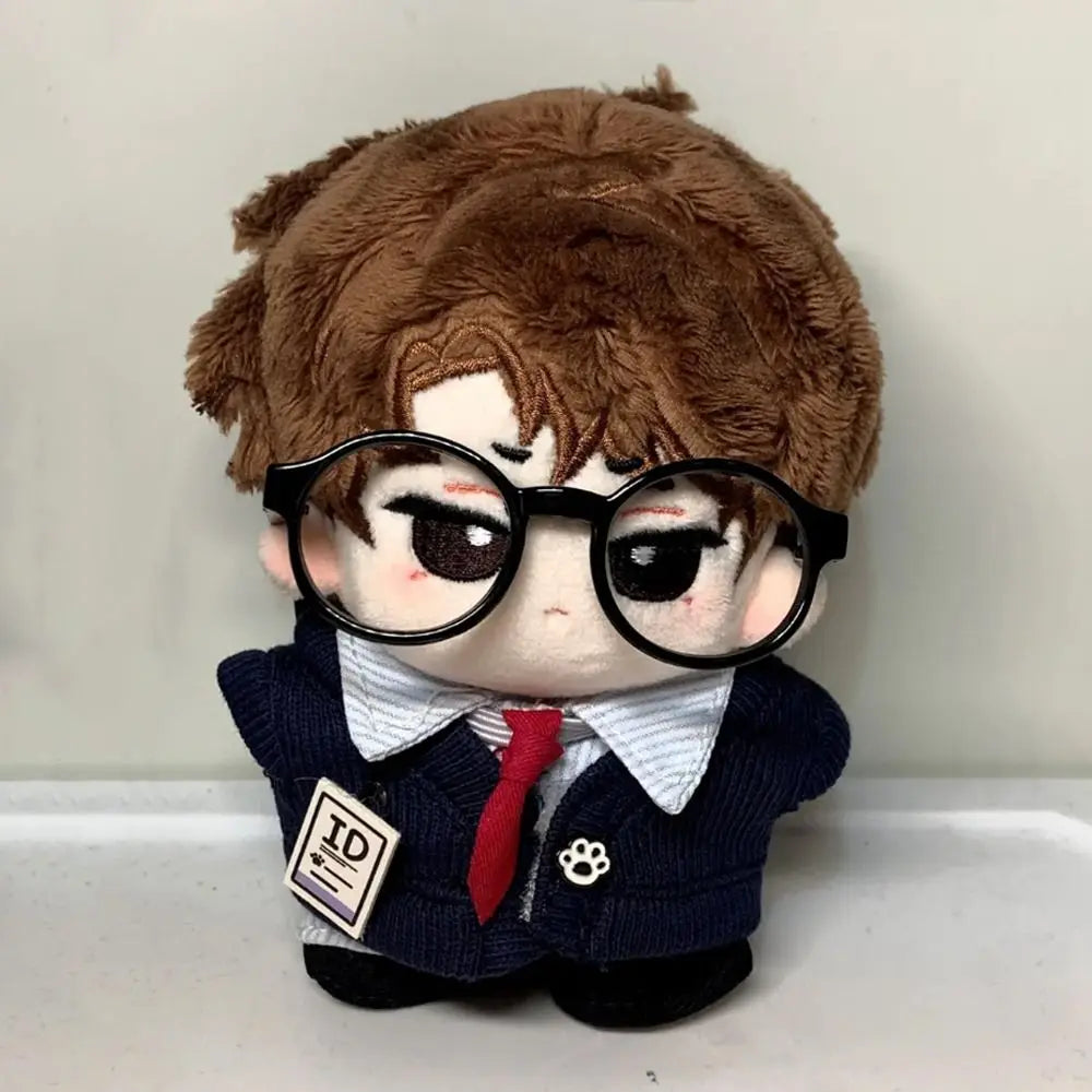 No Attributes Clothes Uniform 10cm Cotton Clothes Shirt Pants Clothes Outfit Lovely T-shirt Dress Up Set Accessories