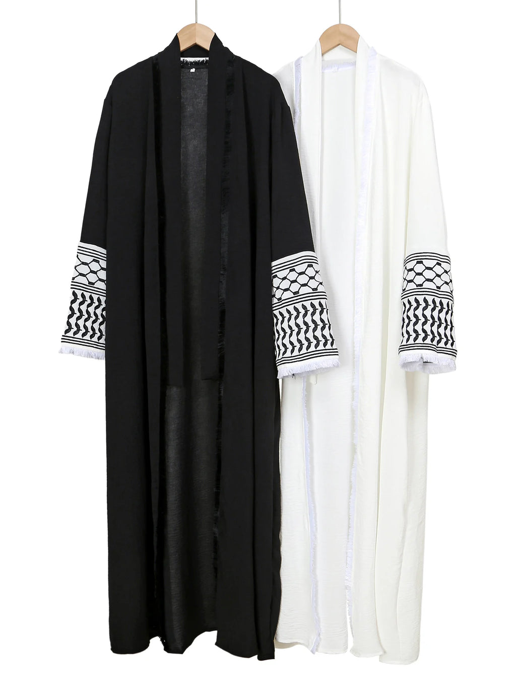 Muslim Clothing  Women's Abaya Embroidered Chador Robe Remove Edge Covering the Whole Body Tradition Islam Ramadan Prayer Dress