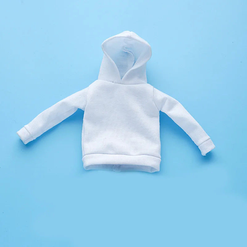 29-30cm Doll Clothes/Short Dress Fashion Tops Hoodies Sweatshirt Casual Wears 1/6 Dolls Gym Clothing Dolls Accessory
