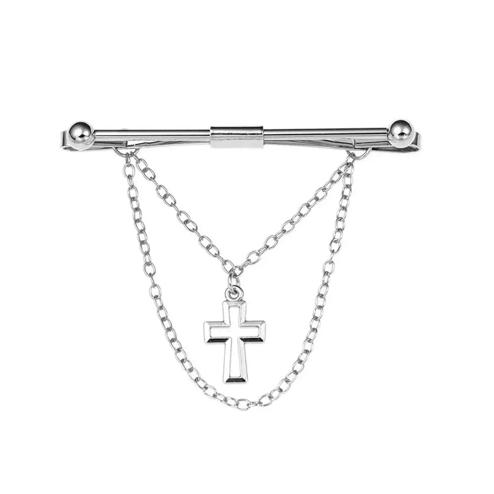 Pendent Non-injury Clothing High-grade Prevent Exposure Tassel Women Collar Bar Tie Clip Men Collar Clip Neckwear Accessories