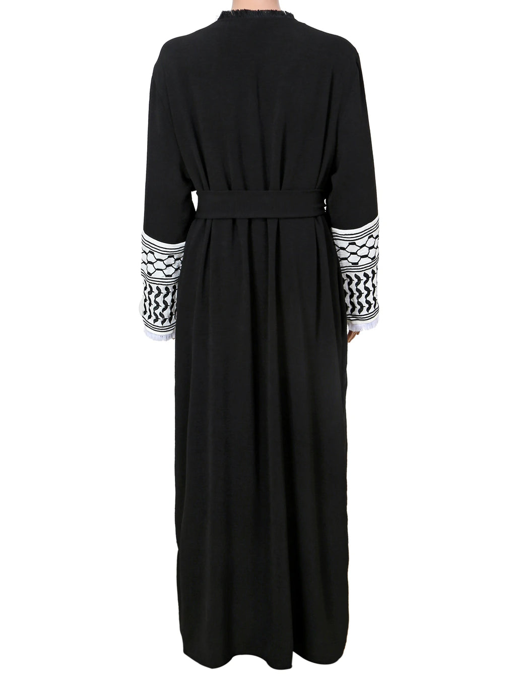 Muslim Clothing  Women's Abaya Embroidered Chador Robe Remove Edge Covering the Whole Body Tradition Islam Ramadan Prayer Dress
