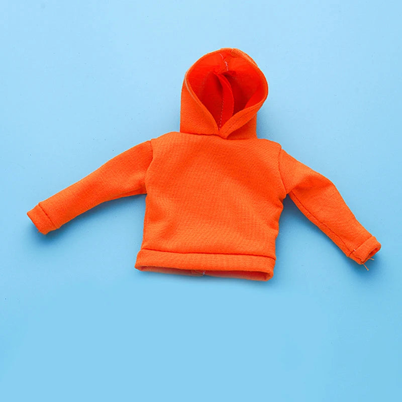 29-30cm Doll Clothes/Short Dress Fashion Tops Hoodies Sweatshirt Casual Wears 1/6 Dolls Gym Clothing Dolls Accessory