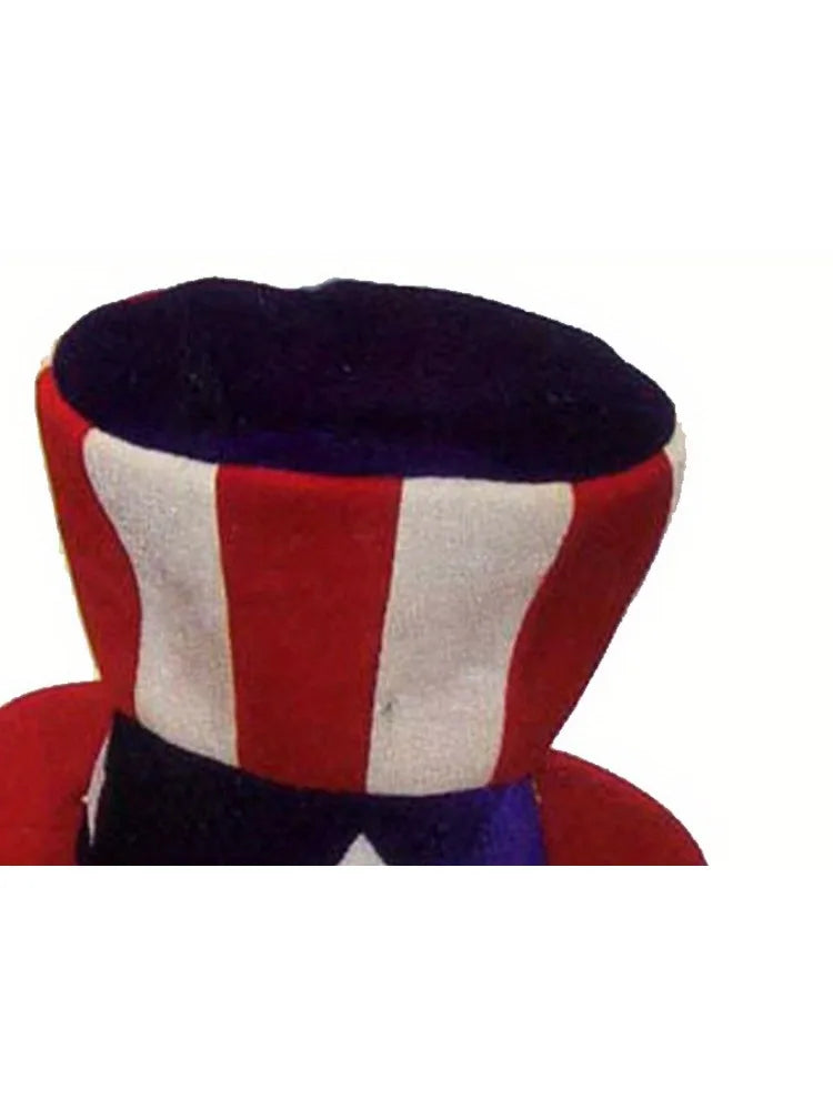 Holiday clothing accessories include Uncle Sam hat and bow tie top hat Flag clothing Patriotic accessories party party wear