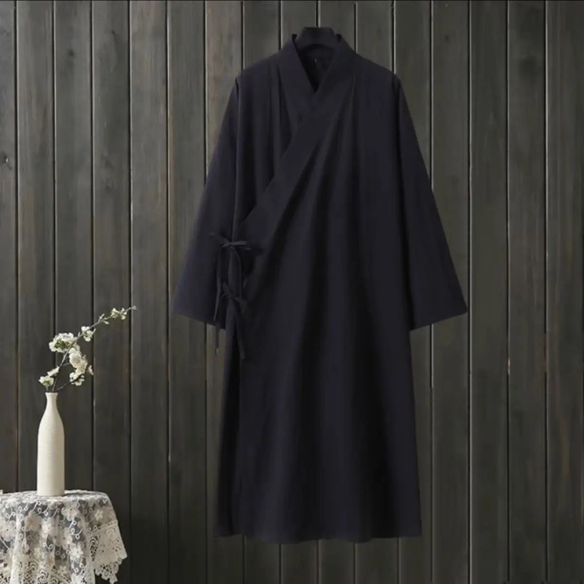 Traditionoal Taoism Robe Men Women Sanqing Collar Taoist Clothing Vintage Niche Tai Chi Costume Zen Tea Shop Pilgrimage Clothes