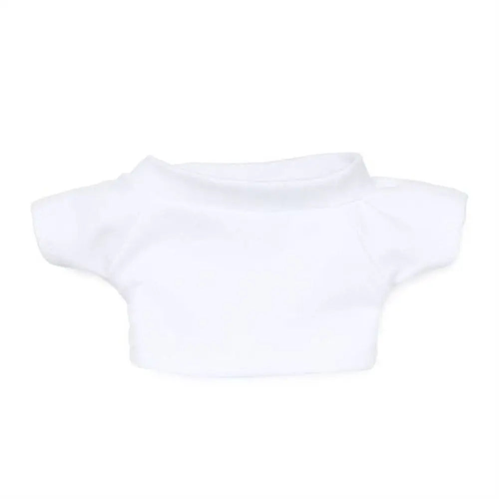 Dressing Doll Accessories Stripes Short Sleeve Black White T-shirt 20 cm Doll Clothes Doll Plush Clothing Doll Shirt Doll Pants