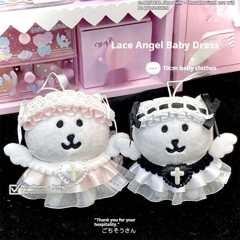 10cm Cotton Doll Decorated Angel Doll Clothing Series New Doll With Attribute-Free Universal Suit Accessories Kawaii Changed For