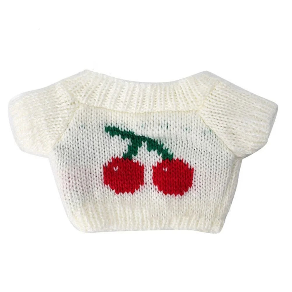 New Doll Clothes for 20cm Dolls Overalls Accessories Plush Doll's Clothing Sweater Stuffed Toy Dolls Outfit for Korea Idol Dolls