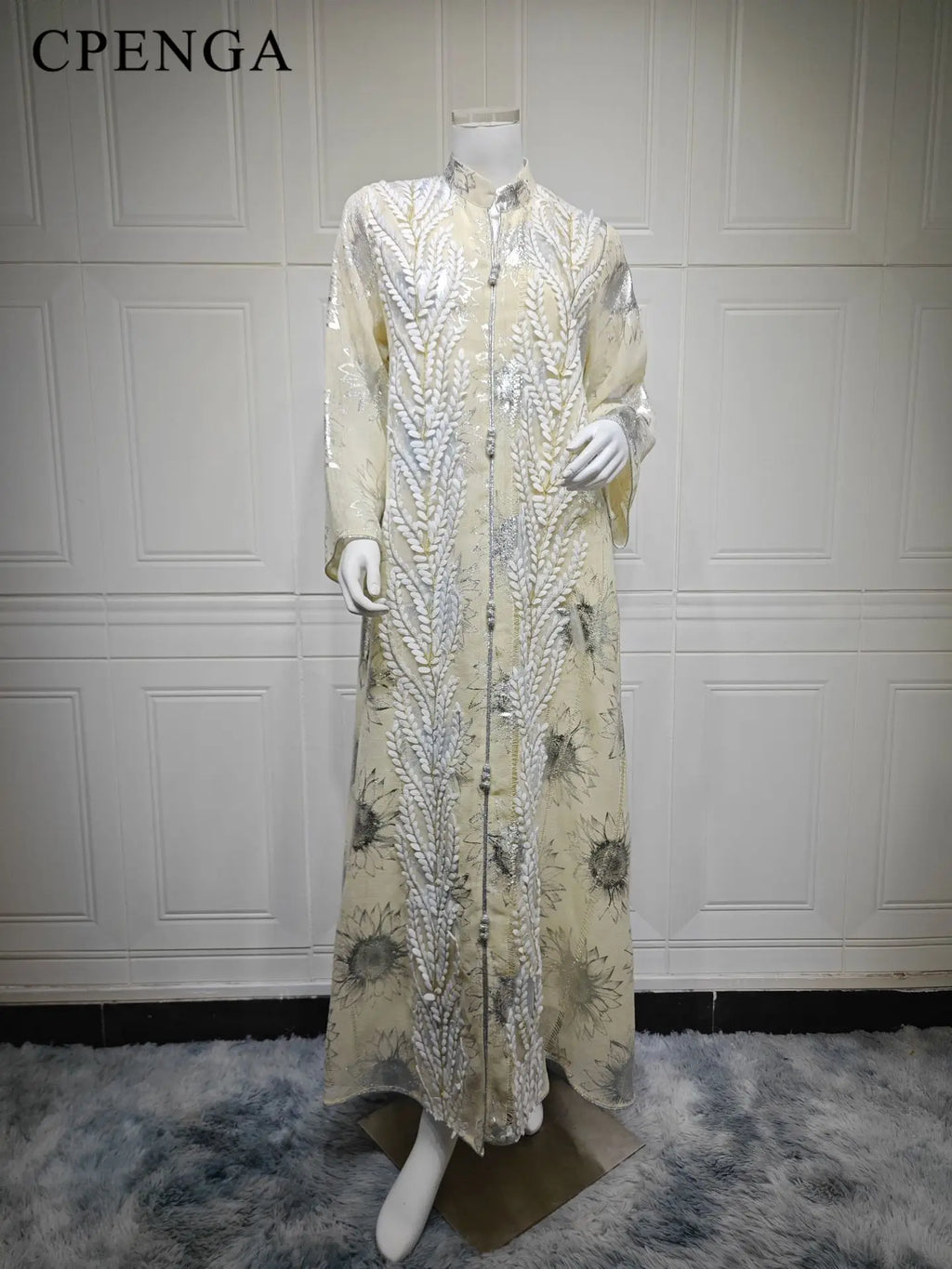 Luxury Embroidery Dubai Abaya Dress for Muslim Women Elegant Eid Islamic Party Jalabiya Clothing New Turkey Moroccan Kaftan Robe