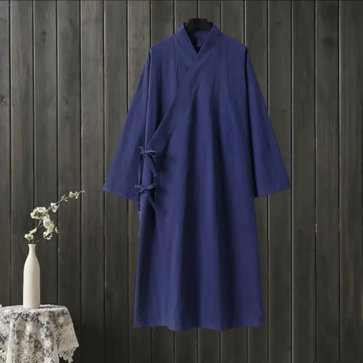 Traditionoal Taoism Robe Men Women Sanqing Collar Taoist Clothing Vintage Niche Tai Chi Costume Zen Tea Shop Pilgrimage Clothes