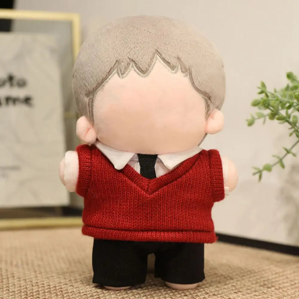 New Doll Clothes for 20cm Dolls Overalls Accessories Plush Doll's Clothing Sweater Stuffed Toy Dolls Outfit for Korea Idol Dolls