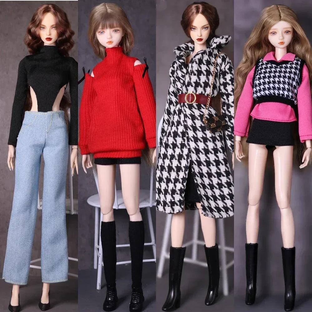 2024 new clothing set / winter wear sweater dress top pant coat suit / doll accessories for 30cm xinyi Fr ST blythe BB doll