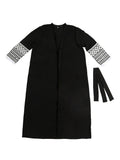 Muslim Clothing  Women's Abaya Embroidered Chador Robe Remove Edge Covering the Whole Body Tradition Islam Ramadan Prayer Dress