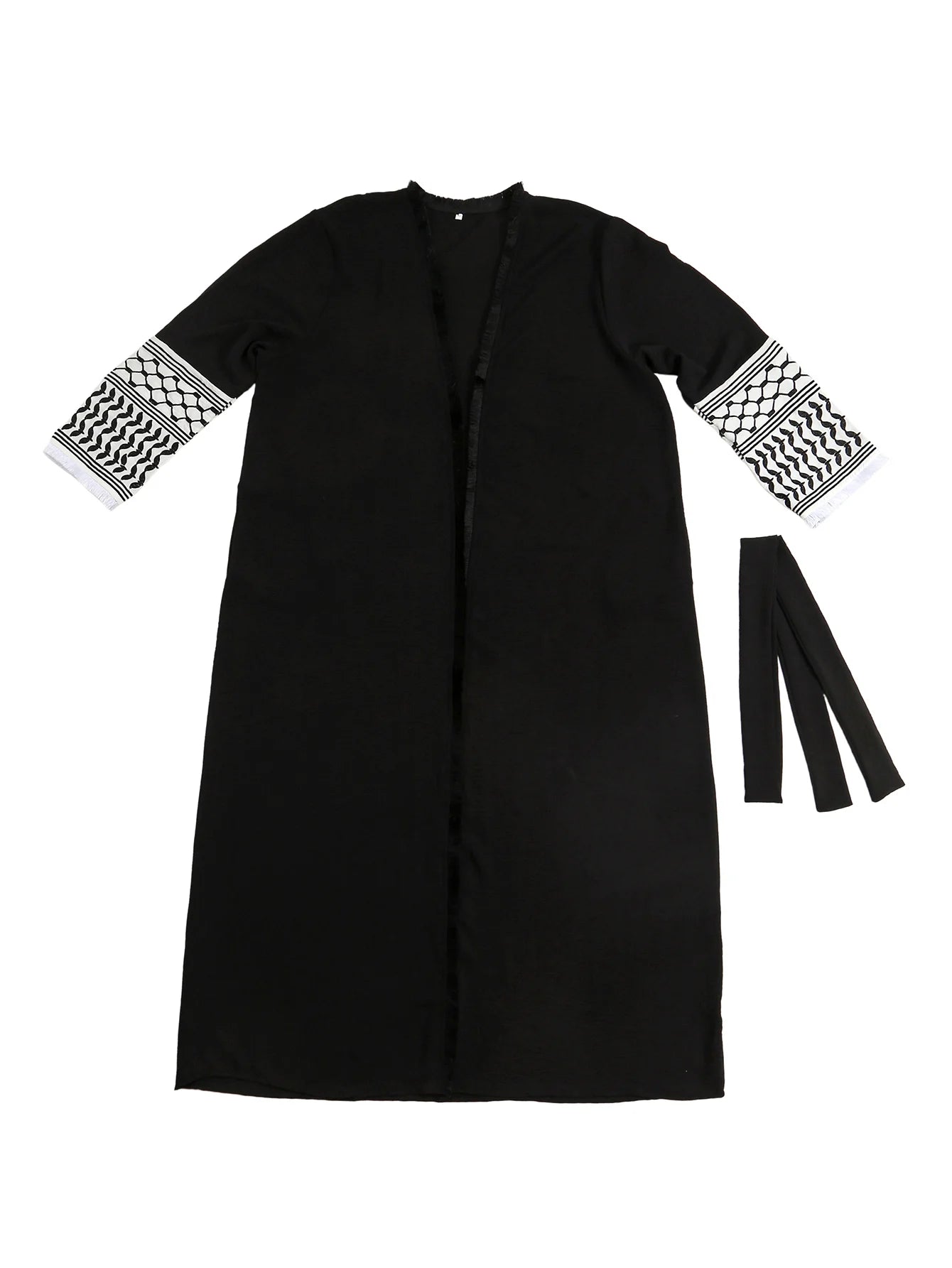 Muslim Clothing  Women's Abaya Embroidered Chador Robe Remove Edge Covering the Whole Body Tradition Islam Ramadan Prayer Dress