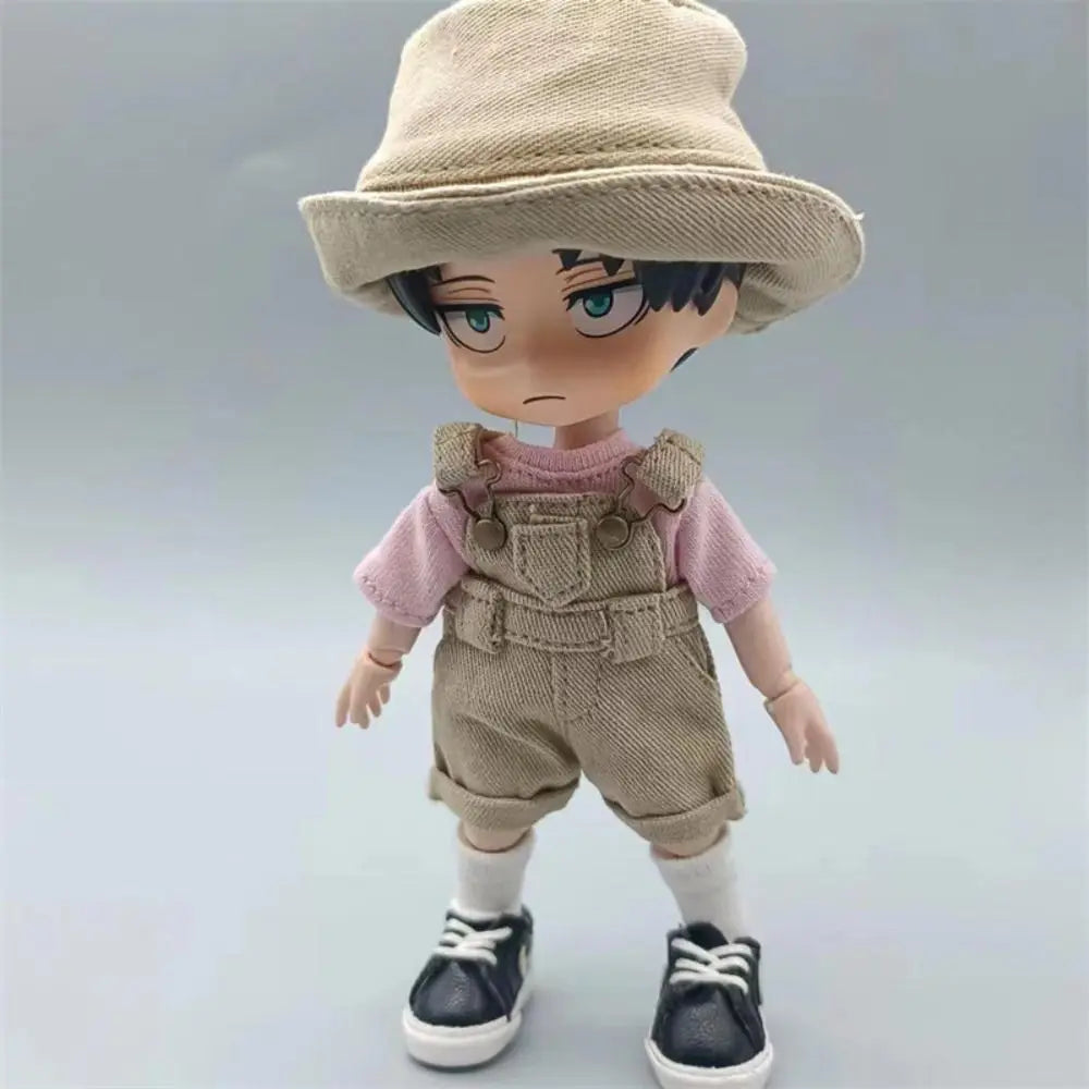 Accessories Casual Wears OB11 Denim Pants Playing House Dress Up Clothes Overalls Outfit Trousers Jeans Pants Girls