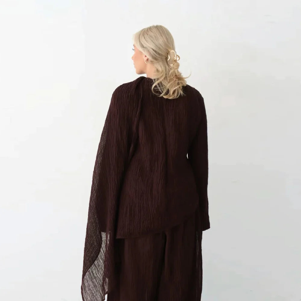 Abayas For Women Plain 2 Piece Abaya Damen Dubai Tops Pant Modest Muslim Set Islam Robe Caftan Marocain Femme Musulmane Kaftan