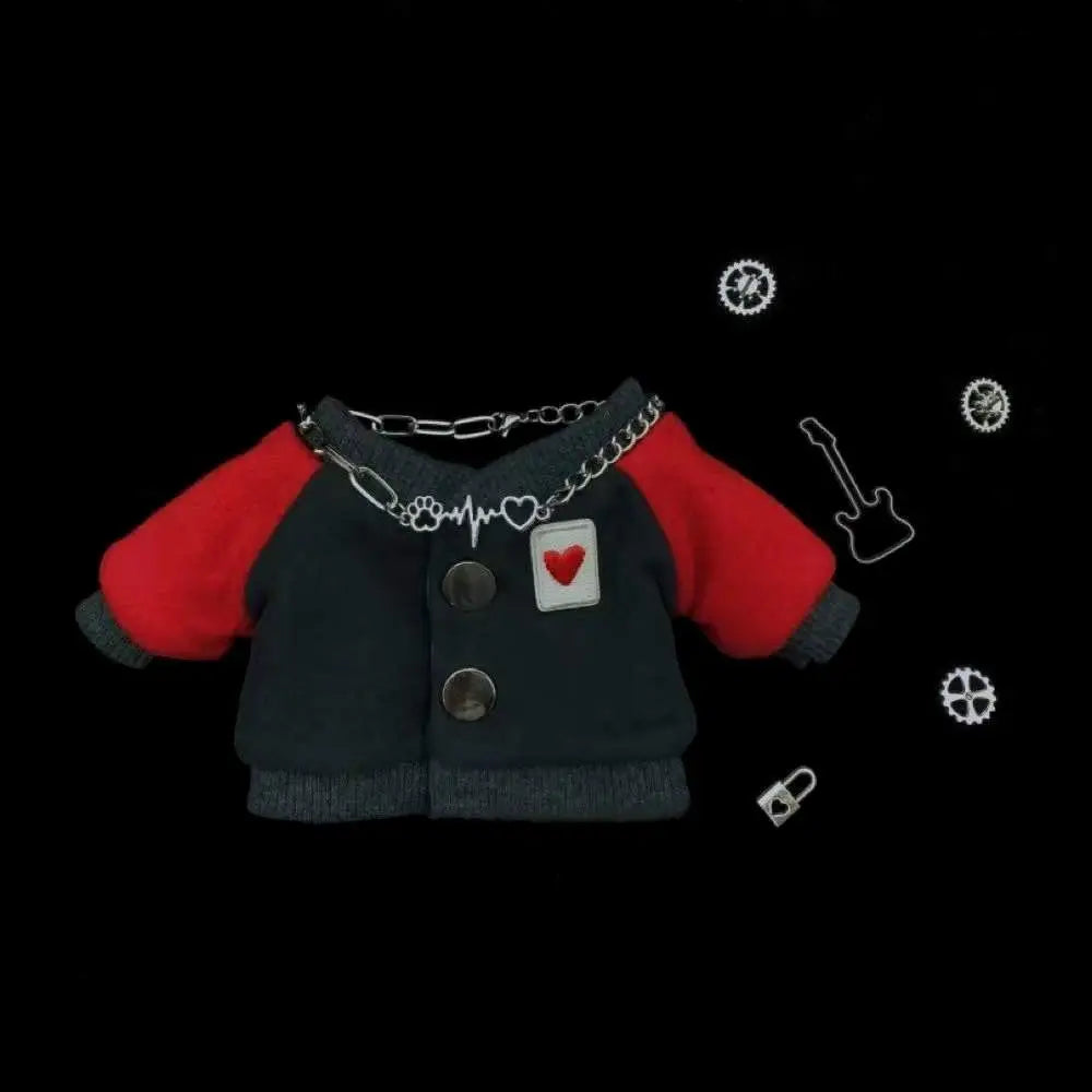 Coat  Accessories Changing Dressing Game Cotton  Dolls Baseball Uniform Embroidery Jackets 20cm  Clothes