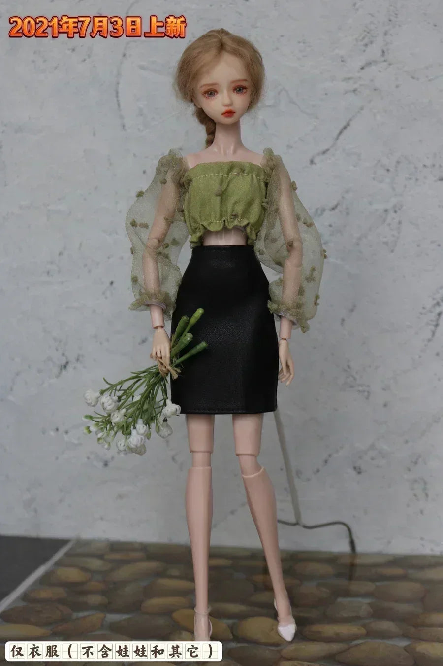 Clothing set / long sleeve sweater pant coat bag necklace shoes / doll accessories for 30cm xinyi Fr ST blythe BB doll
