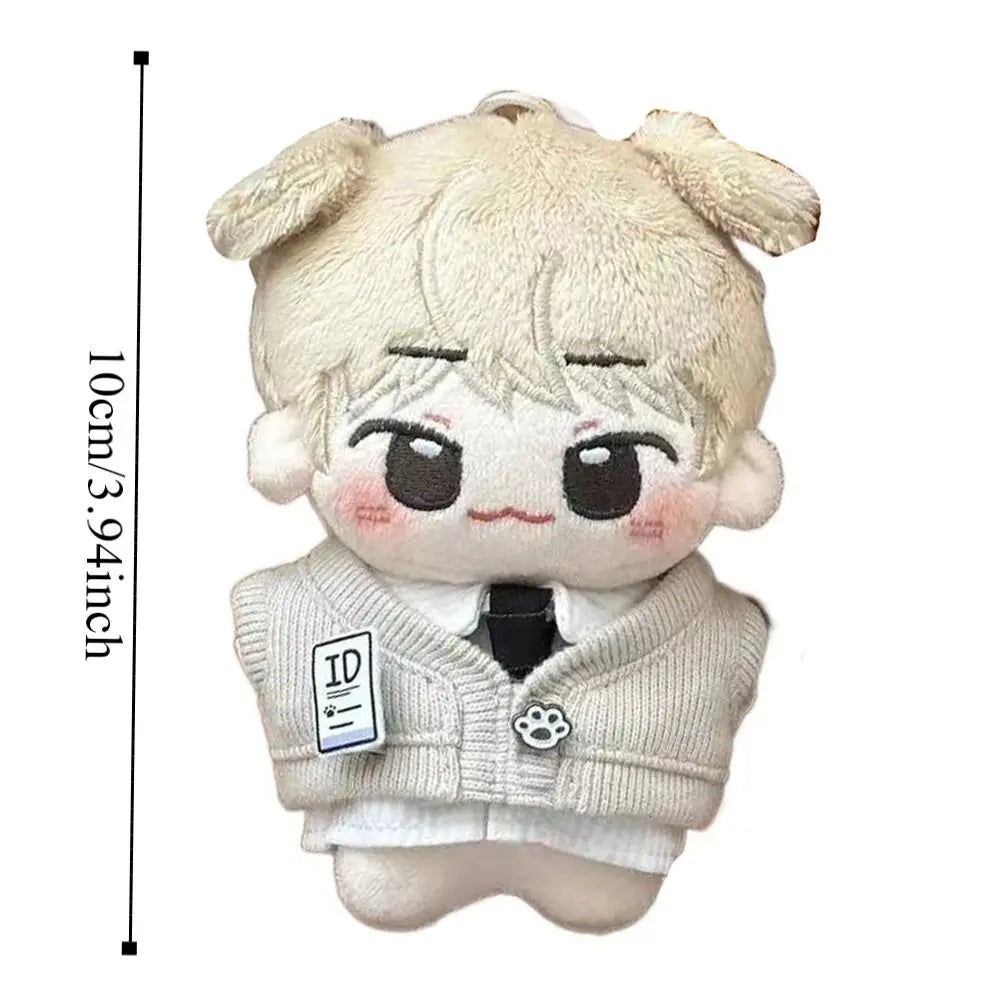 No Attributes Clothes Uniform 10cm Cotton Clothes Shirt Pants Clothes Outfit Lovely T-shirt Dress Up Set Accessories