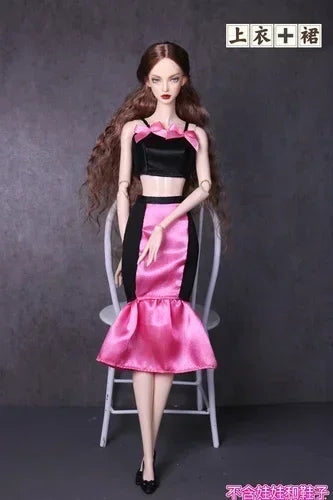 2024 new clothing set / winter wear sweater dress top pant coat suit / doll accessories for 30cm xinyi Fr ST blythe BB doll