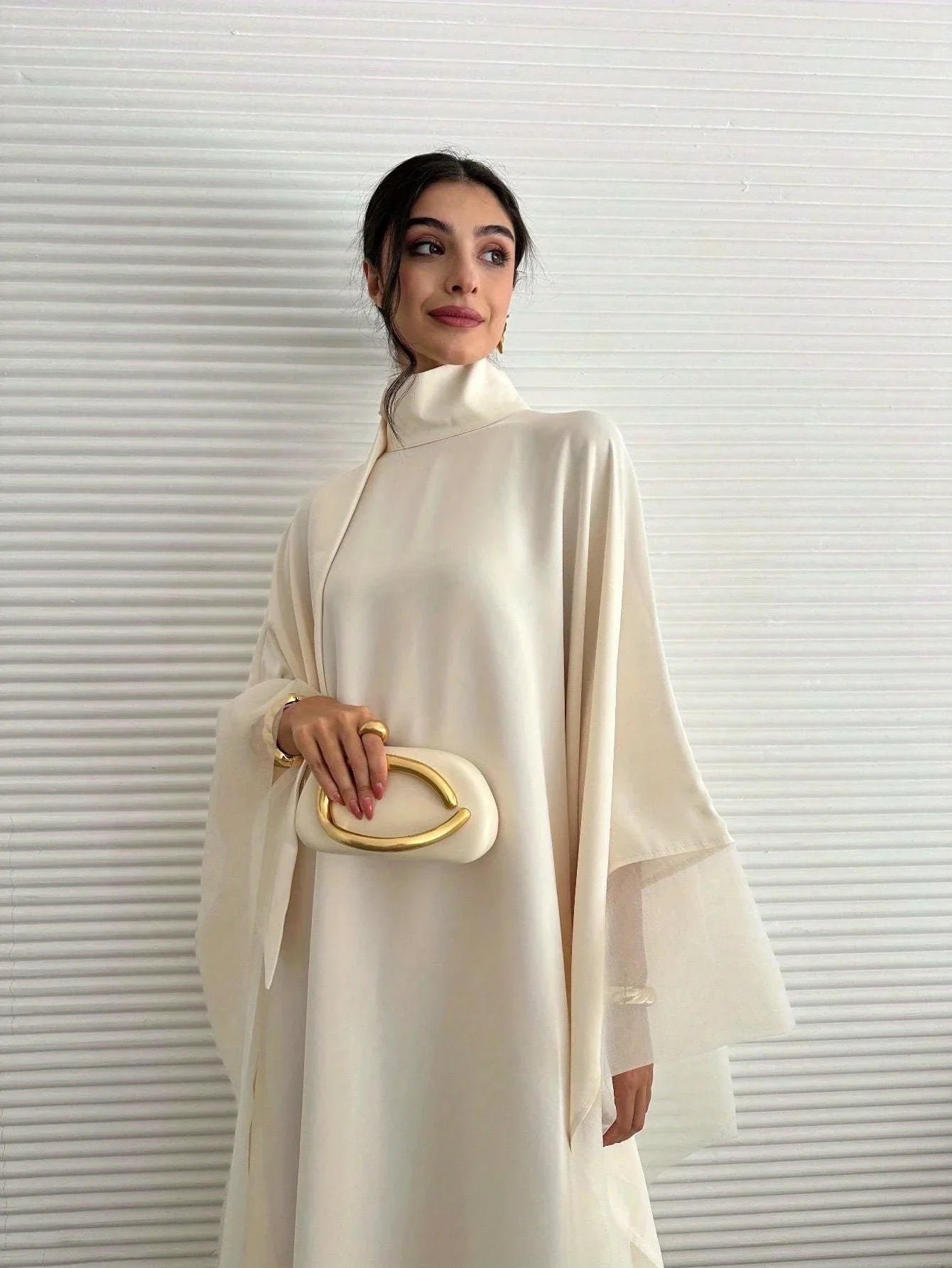 Middle Eastern Abaya Women Elegant Abayas Loose Pageant Dress Full Sleeve Evening Kaftans JilbabsIslamic Traditional Clothing
