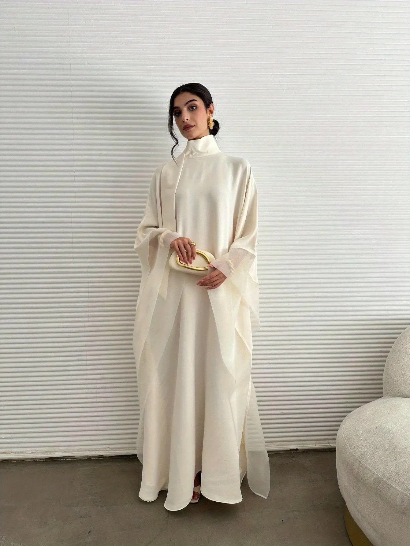 Middle Eastern Abaya Women Elegant Abayas Loose Pageant Dress Full Sleeve Evening Kaftans JilbabsIslamic Traditional Clothing