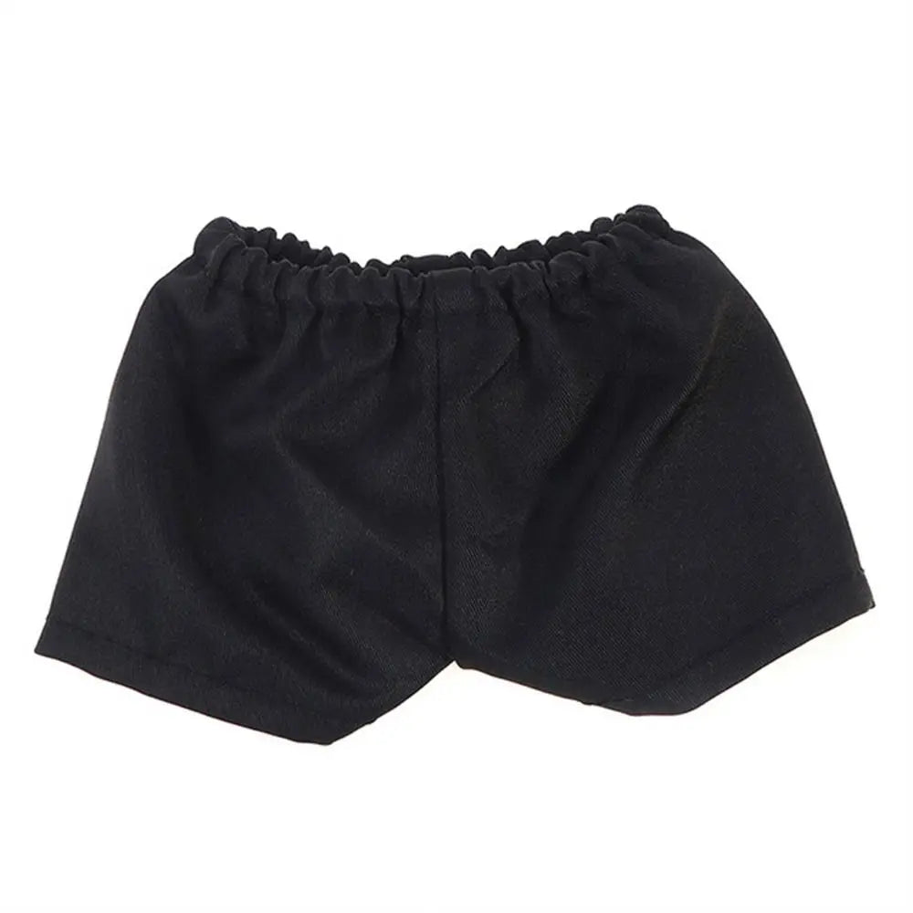 Dressing Doll Accessories Stripes Short Sleeve Black White T-shirt 20 cm Doll Clothes Doll Plush Clothing Doll Shirt Doll Pants