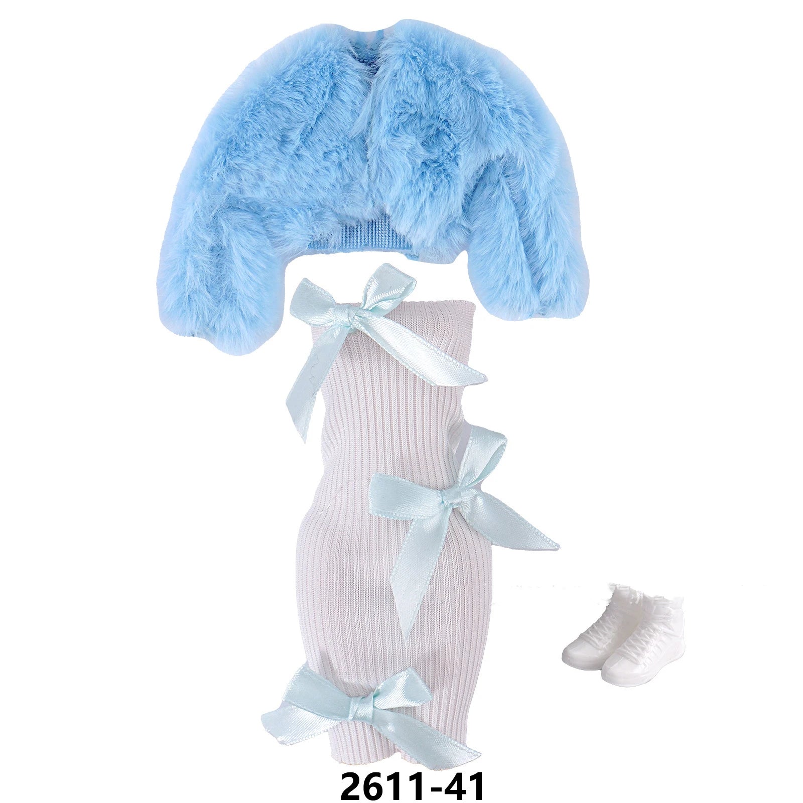 New 30cm Doll Clothes DIY Accessorie Toy Fashion Elegant Plush Jacket Girl Coat Luxury Dress Suit For 1/6 BJD FR Supermodel Doll