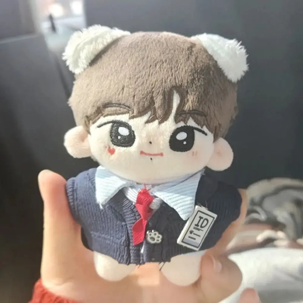 Clothes Uniform 10cm Cotton Clothes Pants T-shirt Clothes Outfit Shirt Suit Dress Up Set 10cm Cotton